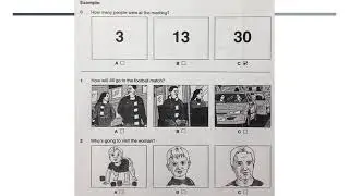 Listening Practice - A2 CEFR - Cambridge KET 5 Test 1 Part 1