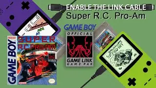 Super R.C. Pro-Am (GB, 1991) - ENABLE THE LINK CABLE - 4p player multiplayer! #LinkItUp #Gameboy