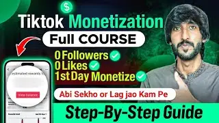 Tiktok monetization in Pakistan Full Tiktok Monetization Complete course