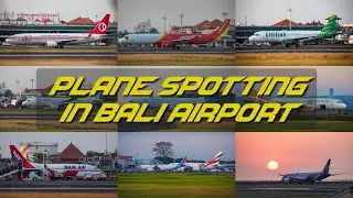 HUNTING FOTO PESAWAT DI AREA BANDARA NGURAH RAI BALI