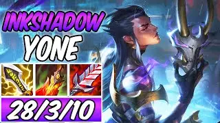 S+ INKSHADOW YONE MID GAMEPLAY | Best Crit Build & Runes | League of Legends