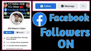 Followers on Facebook Settings | How to activate follower option in facebook account 2022
