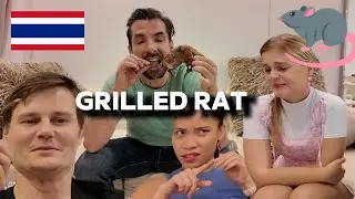 Trying Grilled Rats in Bangkok, Thailand  🇹🇭 🐀