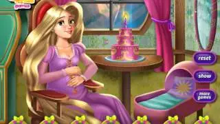 Rapunzel Baby Shower (Рапунцель украшает комнату малыша) - прохождение игры