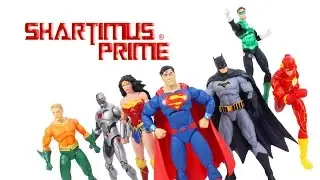 DC Collectibles Justice League Icons Rebirth 7 Pack Set DC Comics Action Figure Toy Review