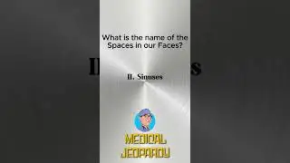 Medical Jeopardy Quiz - Spaces in Faces