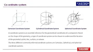 Introduction to Co-ordinate system | Cartesian | Cylindrical  | Spherical Coordinate System