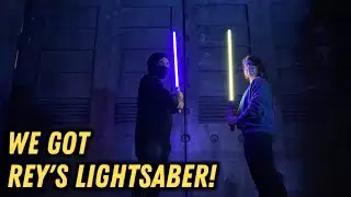 Buying Rey's Lightsaber, Testing Indiana Jones Virtual Queue, Plus An Unexpected Surprise!