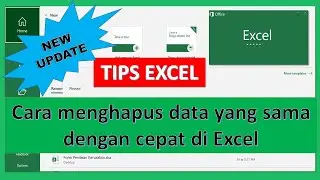 Menghapus data yang sama di Excel dengan cepat #Shorts