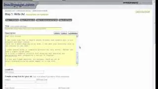 Classified ad site Manager Manage all your Craigs list Etc. in one place