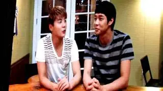 111210 Yoochun & Junsu's message to Jaejoong