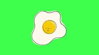 Egg and yolk animation copyright free