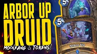 is token druid finally viable?! Moonfang and Arbor Up are INSANE - Darkmoon Races - Hearthstone