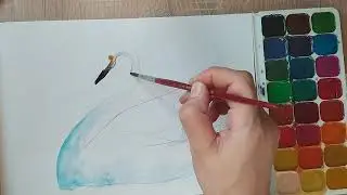 КАК НАРИСОВАТЬ ЛЕБЕДЯ ИЗ ДВОЙКИ. HOW TO DRAW A SWAN FROM TWO