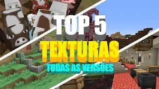 5 TEXTURAS que VOCÊ precisa TER no seu MINECRAFT em 2021!!!