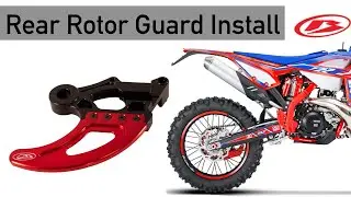 Sharkfin Rear Brake Disc Guard Install | AB-10389 | 2022 Beta 300 Race Edition Dirt Bike