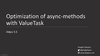 C# 7 ValueTask - Performance