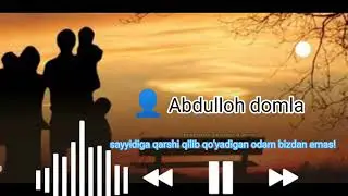 #абдуллохдомла Xotinini eriga qarshi qilib qo'yadigan va qulni o'zini sayyidiga qarshi qilib