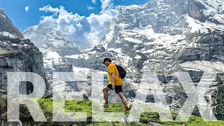 Ambient Hiking in the Swiss Alps 4K
