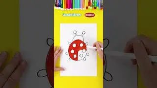 Disegnamo una Coccinella! 🐞 #disegniperbambini #scuoladidisegno - Coccole Sonore