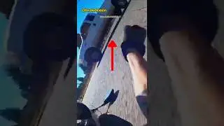 Biker Is the Luckiest Man! 