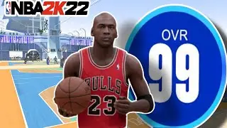 99 OVERALL MICHAEL JORDAN BUILD IN NBA2K22