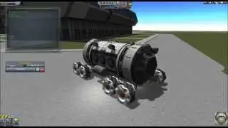 KSP Infernal Robotics - Mecanum Wheel Demo