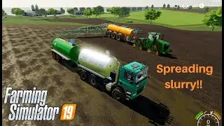 FS19 | Spreading slurry | Giants Island Episode 1