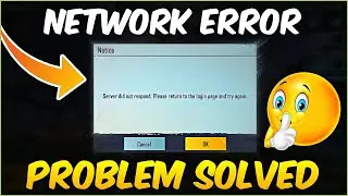 HOW TO SOLVE NETWORK ERROR ISSUE IN PUBG MOBILE !!