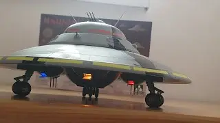 HAUNEBU III "TAKOM" 1/350 ASSEMBLY&PAINTING / Сборка и покраска модели дисколета