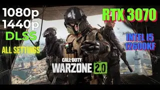 Call of Duty: Warzone 2.0 | RTX 3070 Intel i5 12600KF | 1080p, 1440p - Low, and Max settings