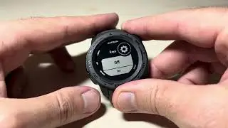 Garmin Instinct Solar | Backlight (Keys / Button Press Options)