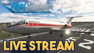 ✈️ Microsoft Flight Simulator - Just Flight F28 in Poland - New Warsaw Airport!