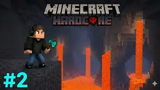 Kya Main Zinda Bach Paunga? Exploring Deep Caves | Minecraft Hardcore #2