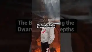 The Balrog finding the dwarves in the depths
