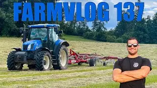 FARMVlog #137 - Při obracení sena jsme roztočili kolotoč od firmy PÖTTINGER 😁