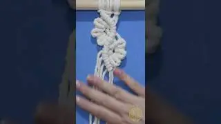 Tutorial👆Padrão em Macramê! #macrame #tutorialmacrame #macramepassoapasso #macramepattern