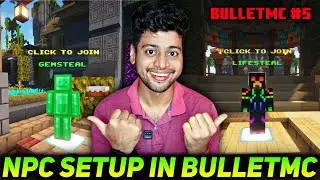NPC Setup in BulletMC Part #5 | How To Add NPC in Minecraft Server | Citizens Plugin