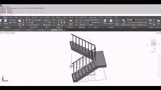 AutoCAD - Draw a 3D stairs from 2D