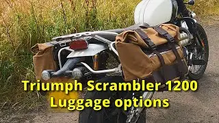 A Review of Triumph Scrambler 1200 luggage options