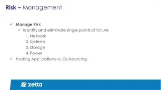 Disaster Recovery Planning Video Step 3: Risk Management