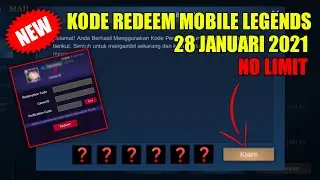UPDATE 3 CODE REDEEM ML 2021 TODAY | NO LIMIT | WORK 100%