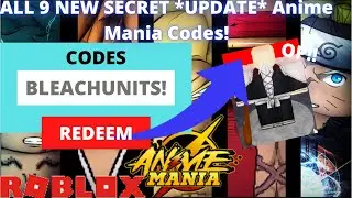 ALL 9 NEW OP *SECRET* UPDATE CODES on Roblox Anime Mania!