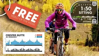 FREE Scenic Mountain Bike Spin Video for Indoor Cycling. Crested Butte Colorado 
