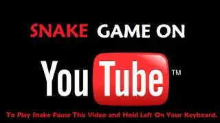 New Youtube Feature: Play Snake on Youtube Video's [Trick]