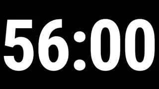 56 Minute Countdown Timer | 56 Minute Timer | 56 Minutes | Alarm Clock | Ambience Sounds