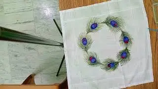 easy hanky painting 🖌️🎨 with acycilc paint@spart5962