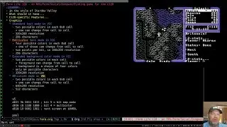 Commodore 128 Assembly #38: Farm Game part 1: Planning the Graphics
