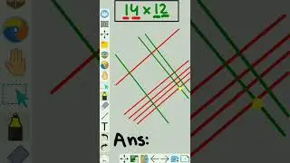 multiplication by lines | Japanese multiplication 