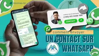 COMMENT ENVOYER UN CONTACT SUR WHATSAPP (Tuto facile) #whatsapp #contactWhatsApp #contact #manyanga